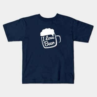 I love beer t-shirt Kids T-Shirt